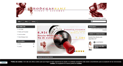 Desktop Screenshot of bodegasanz.com